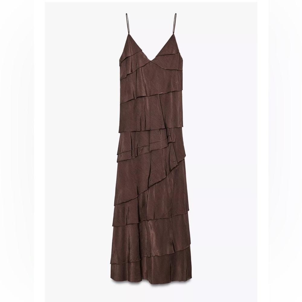 Zara ZW Collection Ruffled Dress - Picture 5 of 8